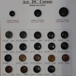 Corozo buttons