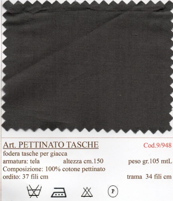 silesia, fodera per tasche,percaline, pocketing