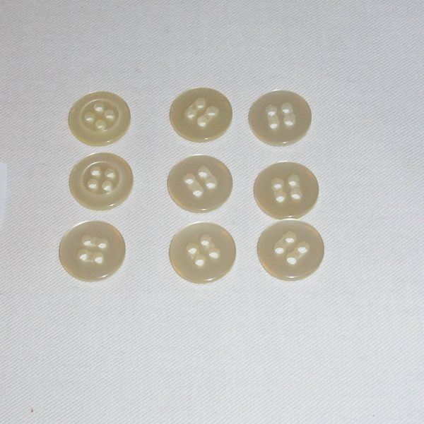 22/0444 Bottoni pantaloni art. MODA lin.23 trouser buttons (imitation mother of pearl) - immagine 2