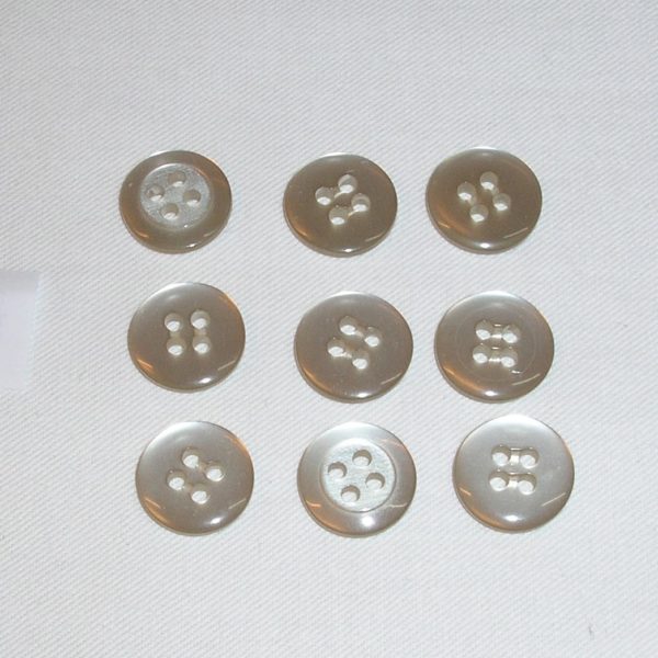 22/0444 Bottoni pantaloni art. MODA lin.23 trouser buttons (imitation mother of pearl) - immagine 3