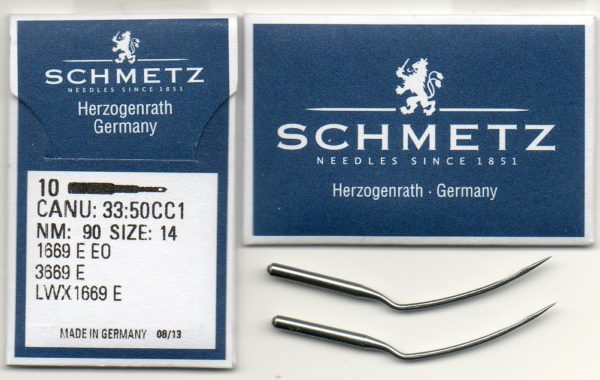 12/0111 Aghi " SCHMETZ " curvi per Strobel
