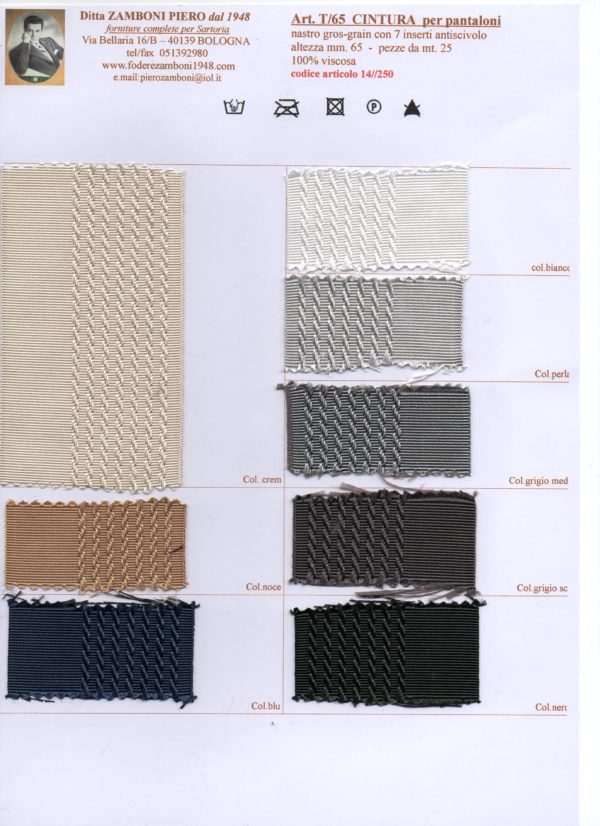 nastro cintura, waistband