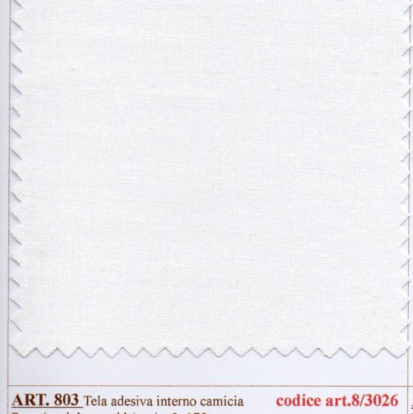 08/3026 Tela/112 camicia art. 803 adesiva - immagine 3