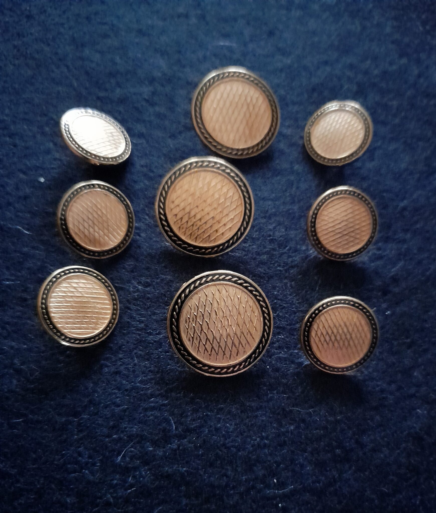 Bottoni In Metallo Di Lusso - Oro, Argento, Nero, Nichel - Rotondi 25mm 20mm 15mm (UK)