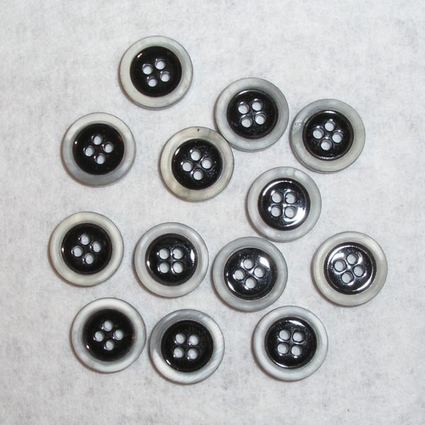 bottoni vero corno, real horn buttons