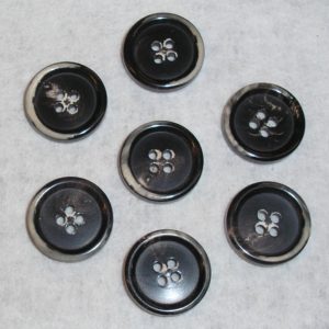 bottoni vero corno, veritable horn buttons