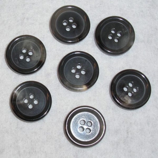 bottoni vero corno, veritable horn buttons