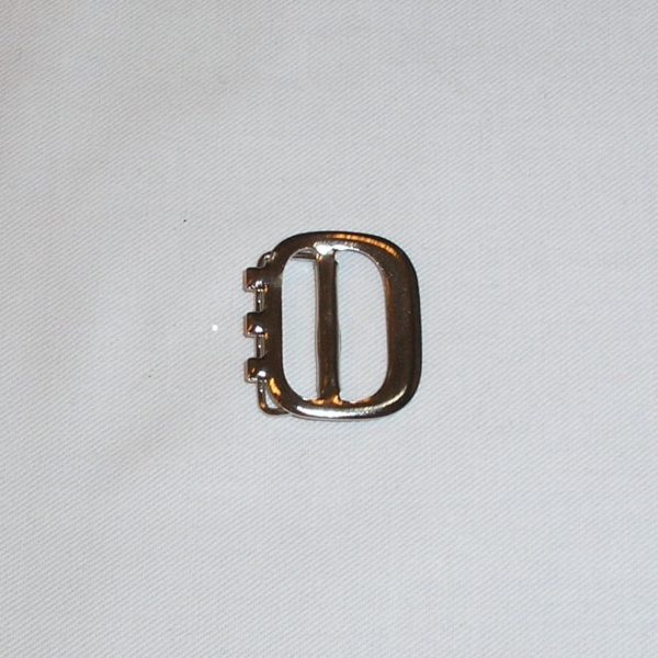 12/0997 Fibbia per gilet art Tridente ottone