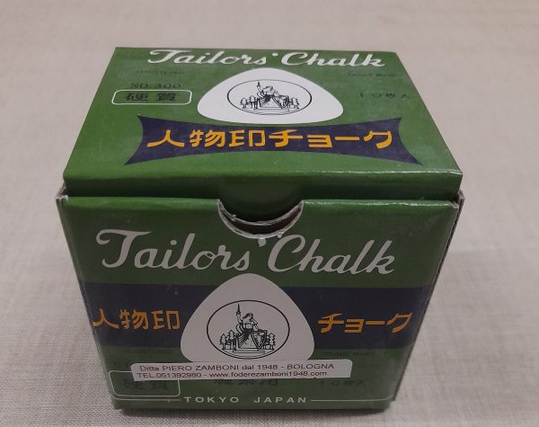 12/0403/J - Jinbutsu Japanese tailors chalk, Gessi per sartoria JAPAN bianco