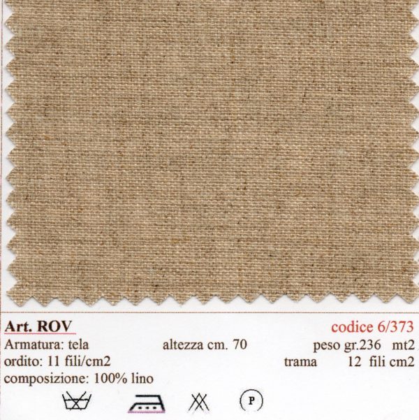 06/0373 Tela lino/70 art. ROV - immagine 2