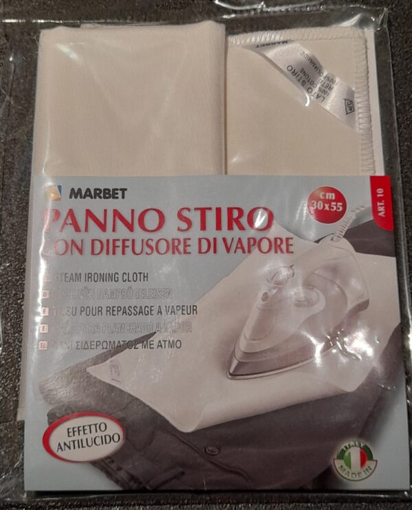 24/0532 PANNO per STIRARE antilucido - steam ironing cloth
