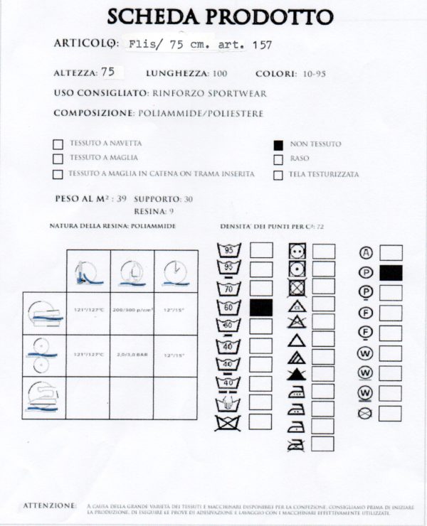 08/0107 Termoadesivo/75 cm. art. 157 - immagine 3