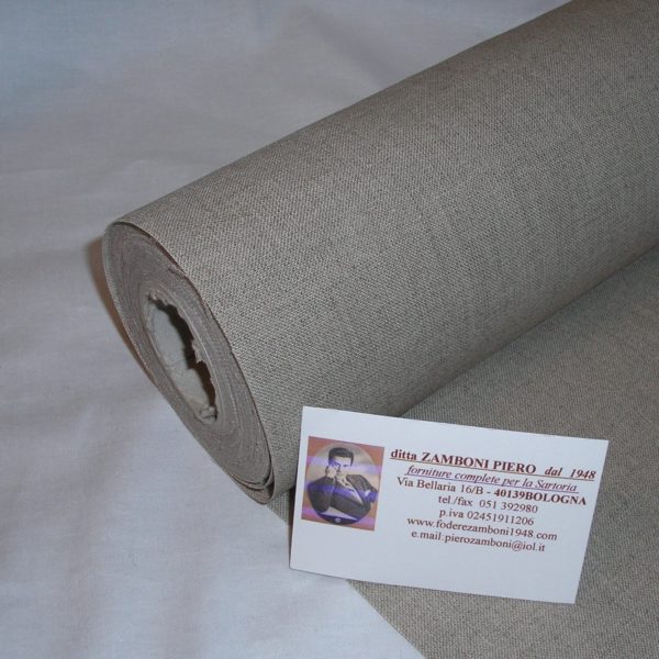 06/0551 Tela colli/50 art. " 284 "  collar linen canvas
